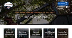 Desktop Screenshot of precisiontreemn.com