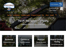 Tablet Screenshot of precisiontreemn.com